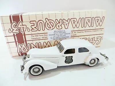 MINI MARQUE 43 MM43 10a 1936 CORD WESTCHESTER 810 SEDAN INDIANA POLICE CAR. 1:43 • $124.41