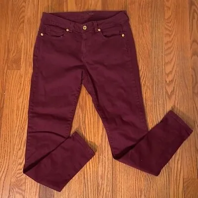 Michael Kors Skinny Jeans Merlot Size 6 • $15.99