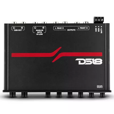 DS18 EQX5 5-Band Equalizer W High Level Input • $88.85