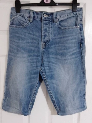 £5.99 • Buy Topman Men's Skinny Carrot Shorts Denim Shorts Light Blue UK 30S