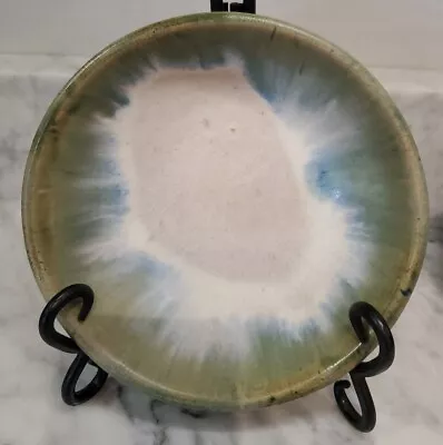 Vintage McCarty Pottery Drifting Surf Shallow Bowl Unique Piece • $625