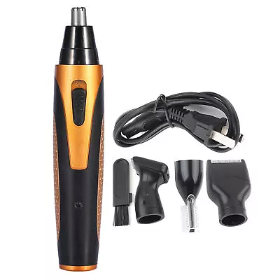 4In 1 Nose Ear Temple Hair Trimmer Beard Shaver Clipper Grooming Kit US Plug ABE • $13.04