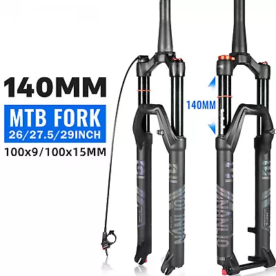 MTB Bicycle Front Suspension Oil And Gas Fork 27.5/29 Inch BOOST 110*15MM • $222