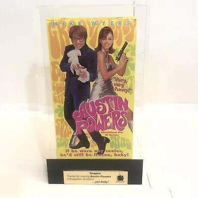 New Line Cinema Austin Powers International Man Of Mystery VHS Award Trophy Rare • $449.89