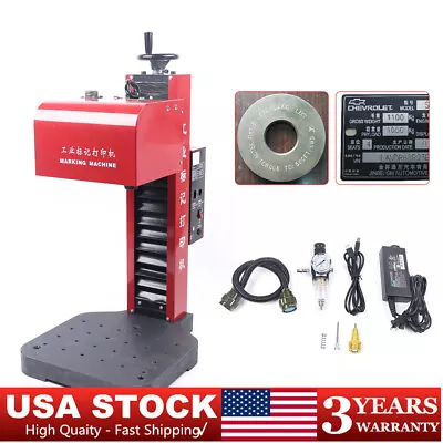 Pneumatic Dot Peen Marking Machine Engraving Fit Nameplate Metal Marking Printer • $478.80