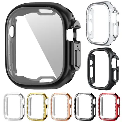 $4.99 • Buy For Apple Watch Series 7/8 41/45mm &Watch Ultra 49mm Screen Protector Case Cover