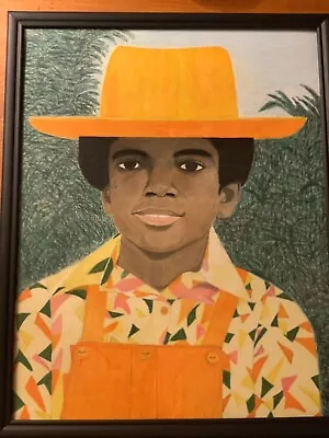 Young Michael Jackson Portrait • $135