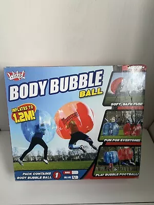 Outdoor Body Bubble Ball - BLUE - Zorb Football Inflatable Bumper Sports Games • £75