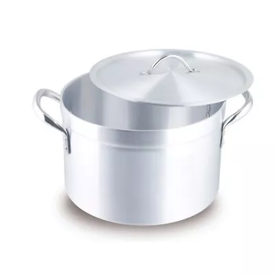 £149.63 • Buy 15.7'' Heavy Duty 40cm 7mm Catering Casserole Aluminium Cooking Pot Ground Base