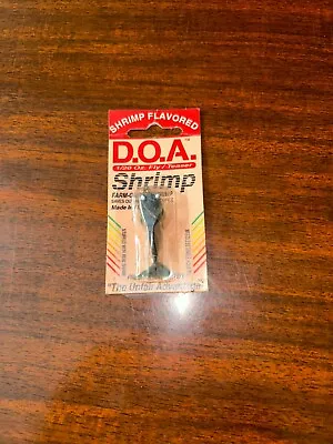 NEW Sealed Vintage DOA Farm Grown Shrimp 1.5  Lure  1/20 Oz 322 Fly Teaser 1993 • $14.99