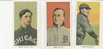 T206 1909-1911 Dover Reprints 3 Card Lot Cobbyoungwalsh Ex Condition • $4.59