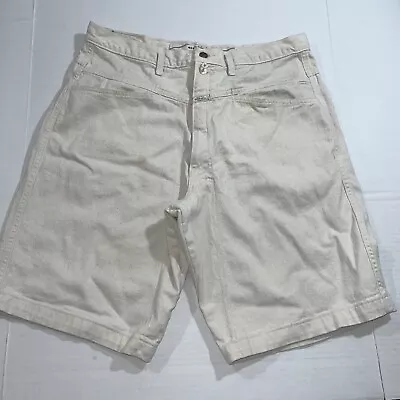 Marithe Francois Girbaud Shorts Men's Size 36 Loose Fit Light Wash Beige • $20