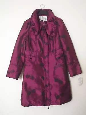 Edina Ronay Purple Quilted Coat Size S / UK 10 New With Tags • £13.95