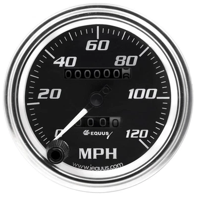 $74.03 • Buy Equus Speedometer Gauge 7072; 7000 Series 0-120 MPH 3-3/8  Full Sweep Mechanical