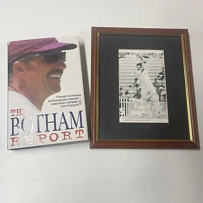 £35 • Buy Ian Botham Cricket Signed Book And Framed Piece