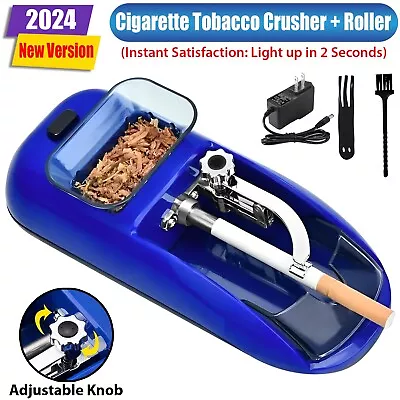 Electric Automatic Cigarette Rolling Machine Tobacco Injector Maker Roller USA • $16.89