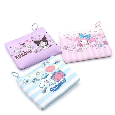 Hello Kittys Kuromi Cinnamoroll MyMelody Cute Coin Purse PU Wallet Coin Bag Gift • $15.96