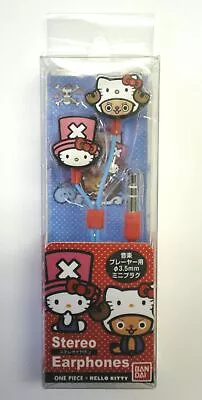 One Piece X Hello Kitty Stereo Earphone Onk-02a Vivid Type From Japan • $44.13