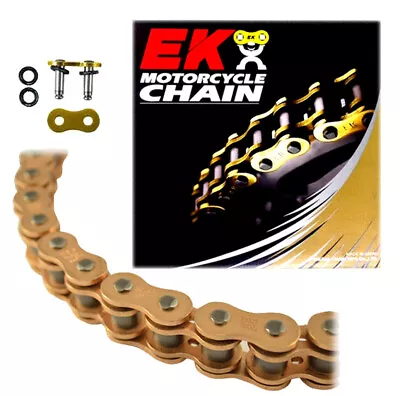 EK 525SROZ2 Gold O-Ring Motorcycle Chain (Rivet Master) • $74.36