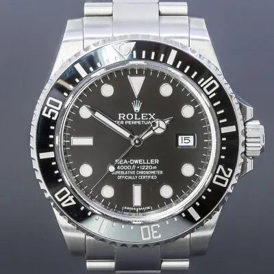 Rolex Sea-Dweller 116600 40mm Stainless Watch C/2015 - Box / Card / Tag #62611 • $25000