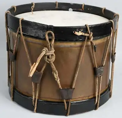 Antique Drum World War I  Era Brass Snare Possibly British Made Handsome!! • $902.86