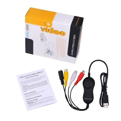 Game Capture Card 1080P Live Video Recording Adapter Grabber For X BOX VHS • £19.03