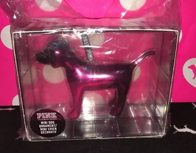 Victoria’s Secret PINK 2015 Mini Dog Ornament Christmas Holiday NIB • $26.95