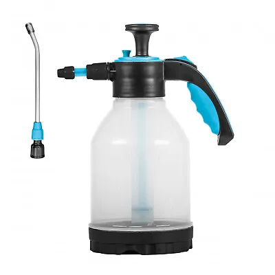 Pressure Sprayer 1.5L Garden Hand Spray Bottle Flower Plant Watering Adjustable • £15.36