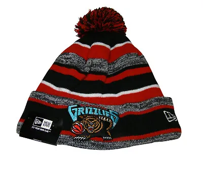 New Era NBA Memphis Vancouver Grizzlies Sport Knit Cuffed Beanie Toque Hat Pom • $24.99