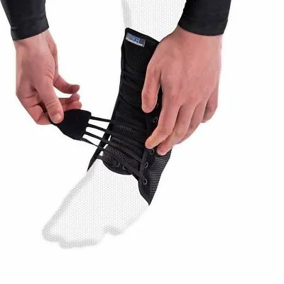 Ankle Support Brace Compression Strap - Adjustable Injury Stabilising Support • £12.34