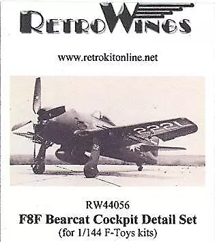 RetroKits Models 1/144 GRUMMAN F8F BEARCAT COCKPIT DETAIL SET Resin Kit • $6.50