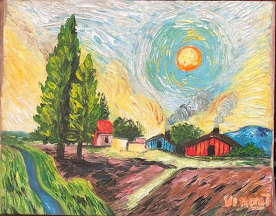 $700 • Buy Vincent Van Gogh- Dutch Painter-Oil Painting-Post Impressionism Art