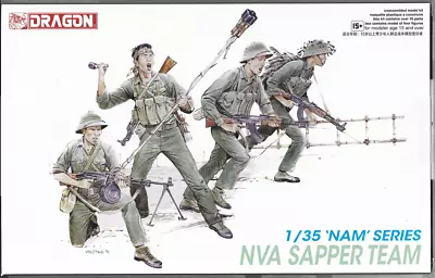 Dragon 'NAM Series NVA SAPPER TEAM Figures  1/35 3308   103  ST • $15.99