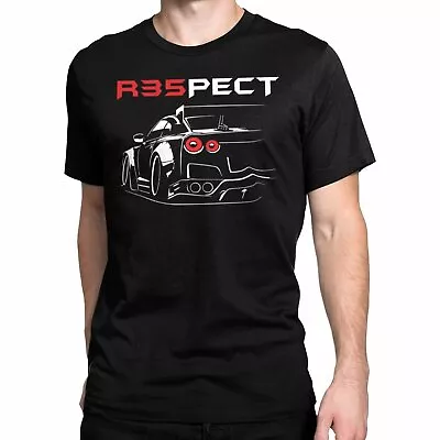 R35PECT GTR T-Shirt Black S-3XL JDM Boost Nissan Nismo Decal Sticker Turbo Race • $17.95