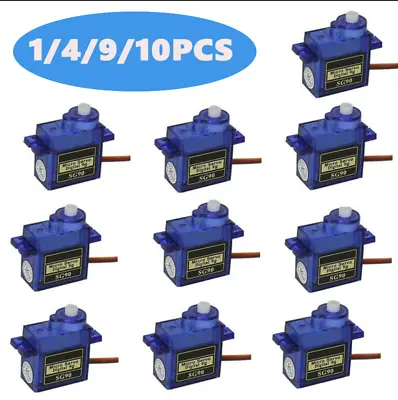 1-10PCS SG90 Micro Servo 9g Digital Mini Servo Motor JR RC Helicopter Airplane • $20.96