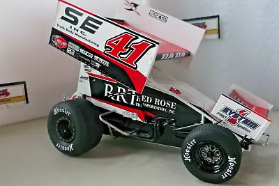 2024 Dominic Scelzi Dominator World Of Outlaws Sprint Car 1:18 Acme A1824000 • $225