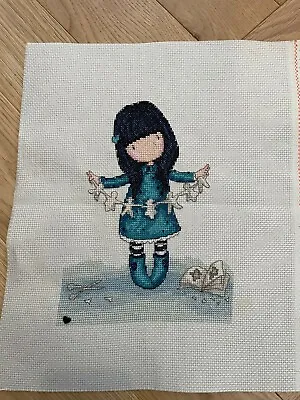 £20 • Buy Finished Vervaco Gorjuss I Found My Family In A Book Cross Stitch 26x31cm