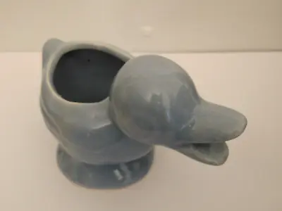 Vintage 1940’s McCoy Blue Duck Planter Pottery Unmarked • $12
