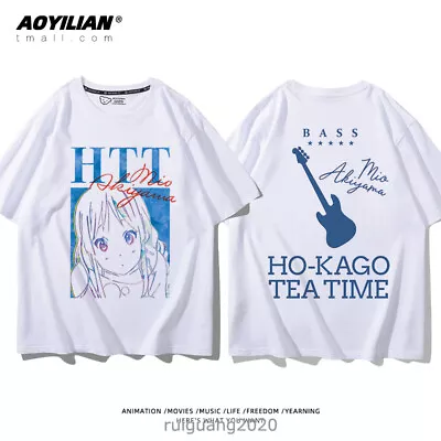 K-ON Anime Cosplay Casual Short Sleeve Unisex Top Tee Leisure T-shirt Harajuku • $23.50