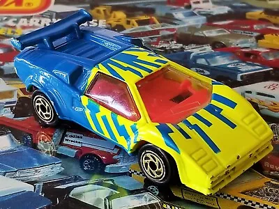 Matchbox Lamborghini Countach LP500S / 1994 / #67 / Blue & Yellow / Loose • $7.25