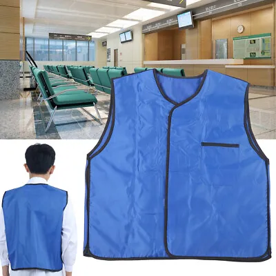 X-Ray Protection Lead Vest Apron 0.5mmpb Free Radiation Anti-static M-Size Blue • $57