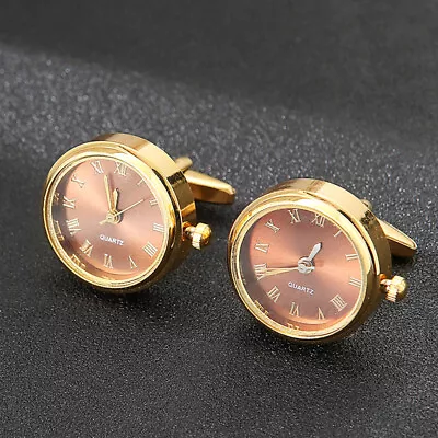 Men's Luxury Watches Cufflinks Classic French Business Shirt Accessories Fash ZK • £12.54