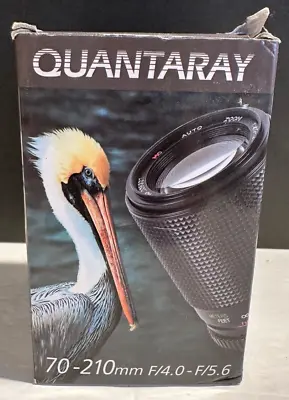 Quantaray 70-210mm F/4.0-5.6 Lens For Minolta 25-166-2532 • $17