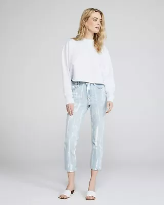 NWT J Brand Painted Gigi High-Rise Crop Cigarette Jeans Womens Size 26 $258 • $45