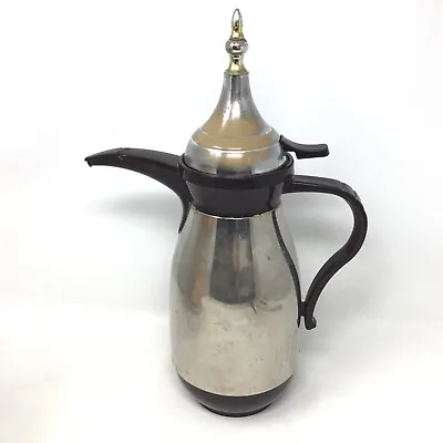 Vintage Diamond Vacuum Insulated Carafe Coffee Pitcher Made In Japan Stainless • $24.50