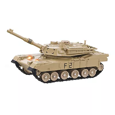 Alloy US Main Battle M1A2 Abrams Tusk 1/48 Abs Tank Pre-Built Model Moveable • £42.23