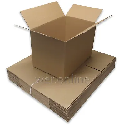 20 X LARGE Cardboard House Moving Boxes - Removal Packing Box *FREE DELIVERY* • £20.79