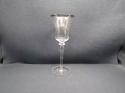 Mikasa Crystal Jamestown Clear Platinum Water Goblet 9 1/8  X 3 5/8  • $9.99