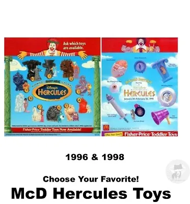 McDonald's 1996-1998 Vintage Disney Hercules Toys/Parts-Choose Your Favorite! • $6.50