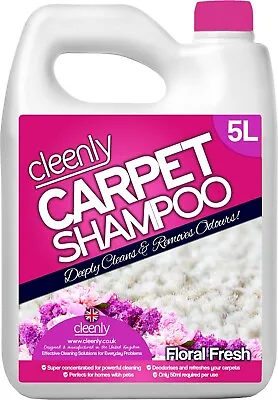 £25.95 • Buy Cleenly Carpet Shampoo Cleaning Solution Odour Remover Upholstery Cleaner Multi